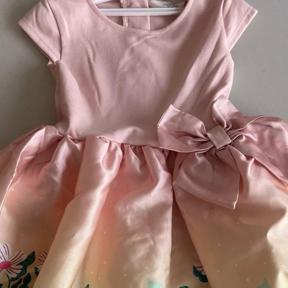 strapless open back dress Pink Tulle Sequin Short Prom Dress, Pink Homecoming Dress US 8 / Pink